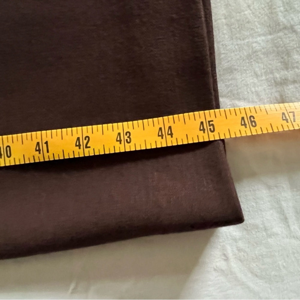 Douglas Hannant Stunning Wool like Scoop Neck Bodycon Pencil Dress Brown Plum 10 - Picture 13 of 15